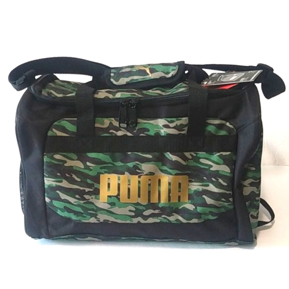 Puma Bags Puma Camo Transportation Jr Duffle Bag Carryon Travel
